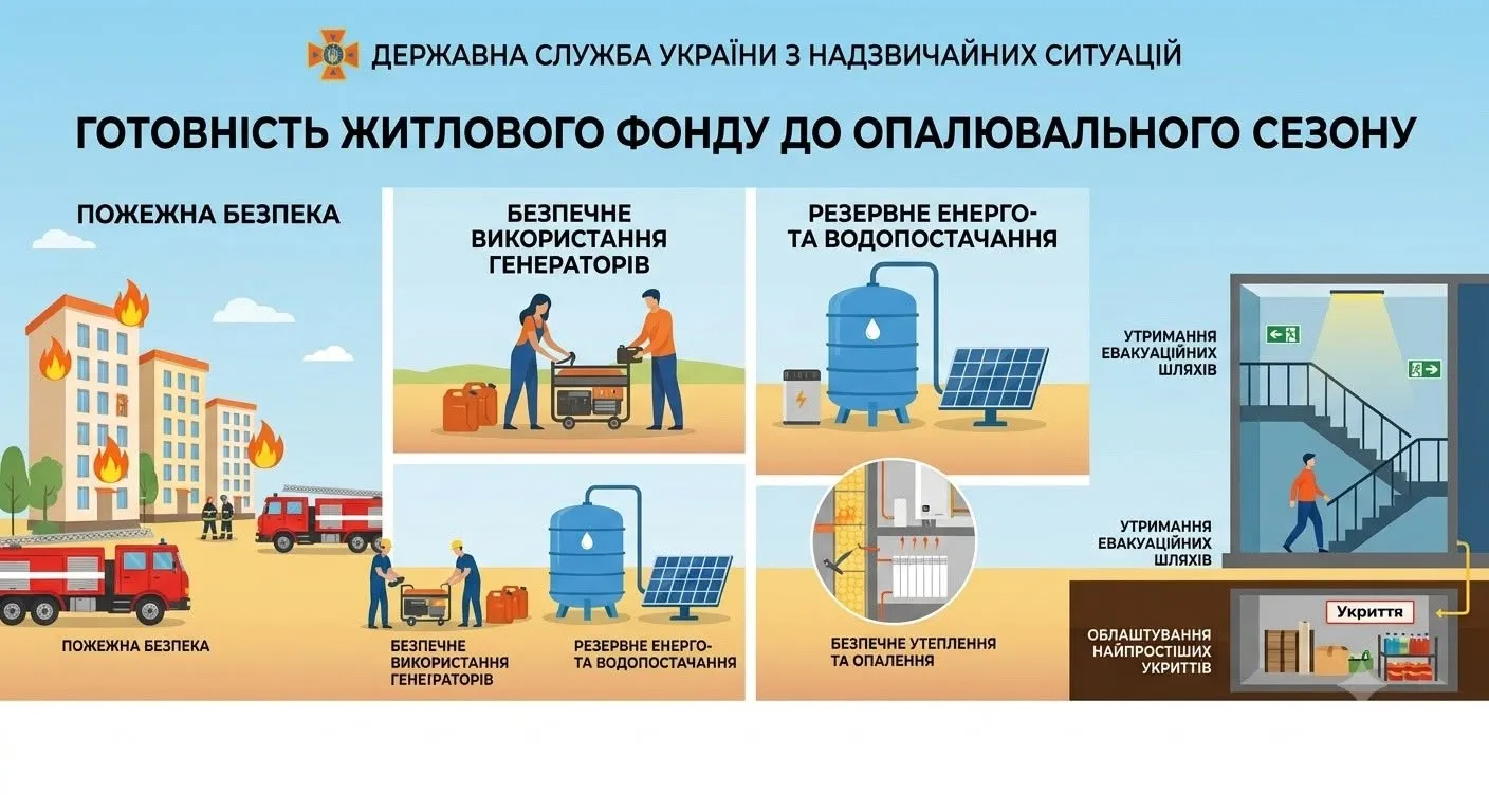 ДСНС проведе вебінар для ОСББ і управителів будинків